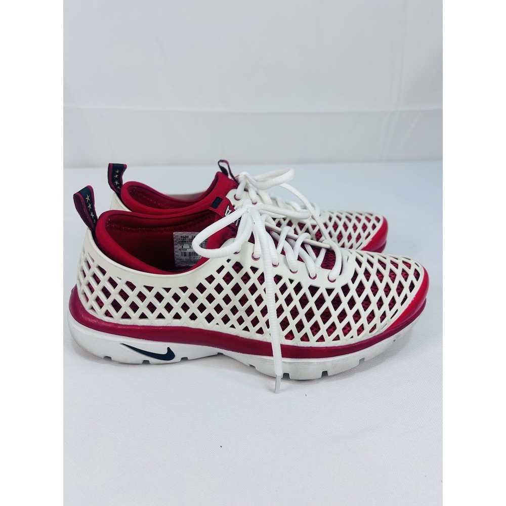 Nike Rejuven8 Run Women's 9 USA Running Shoes 319261-141 White Red